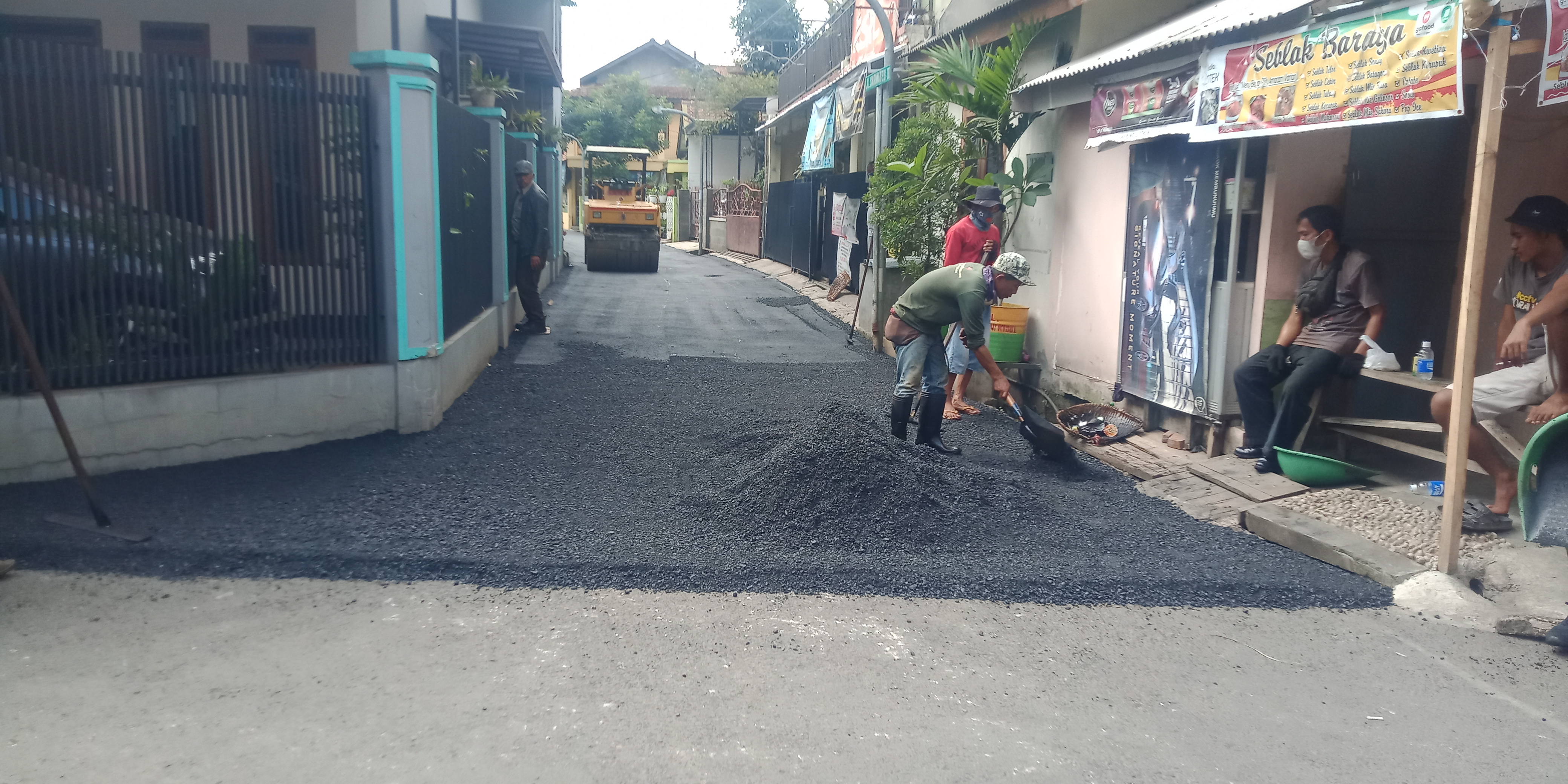pengaspalan aspal hotmix murah bogor Pengaspalan murah jln desa bogor